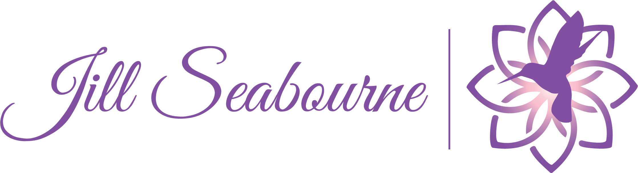 A purple logo with the word " seabourne ".